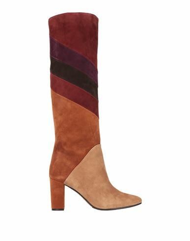 L'arianna Woman Boot Camel Soft Leather Cover