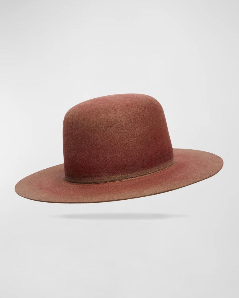 Worth & Worth by Orlando Palacios Men's Ombre Beaver Felt Fedora Hat Cover