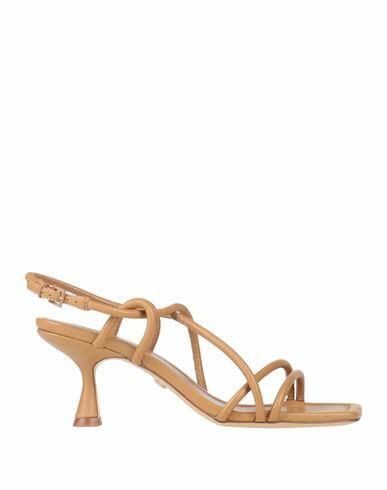 Lola Cruz Woman Sandals Camel Leather Cover