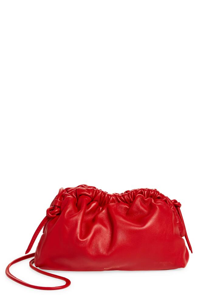 Mansur Gavriel Mini Cloud Leather Clutch in Flamma Cover