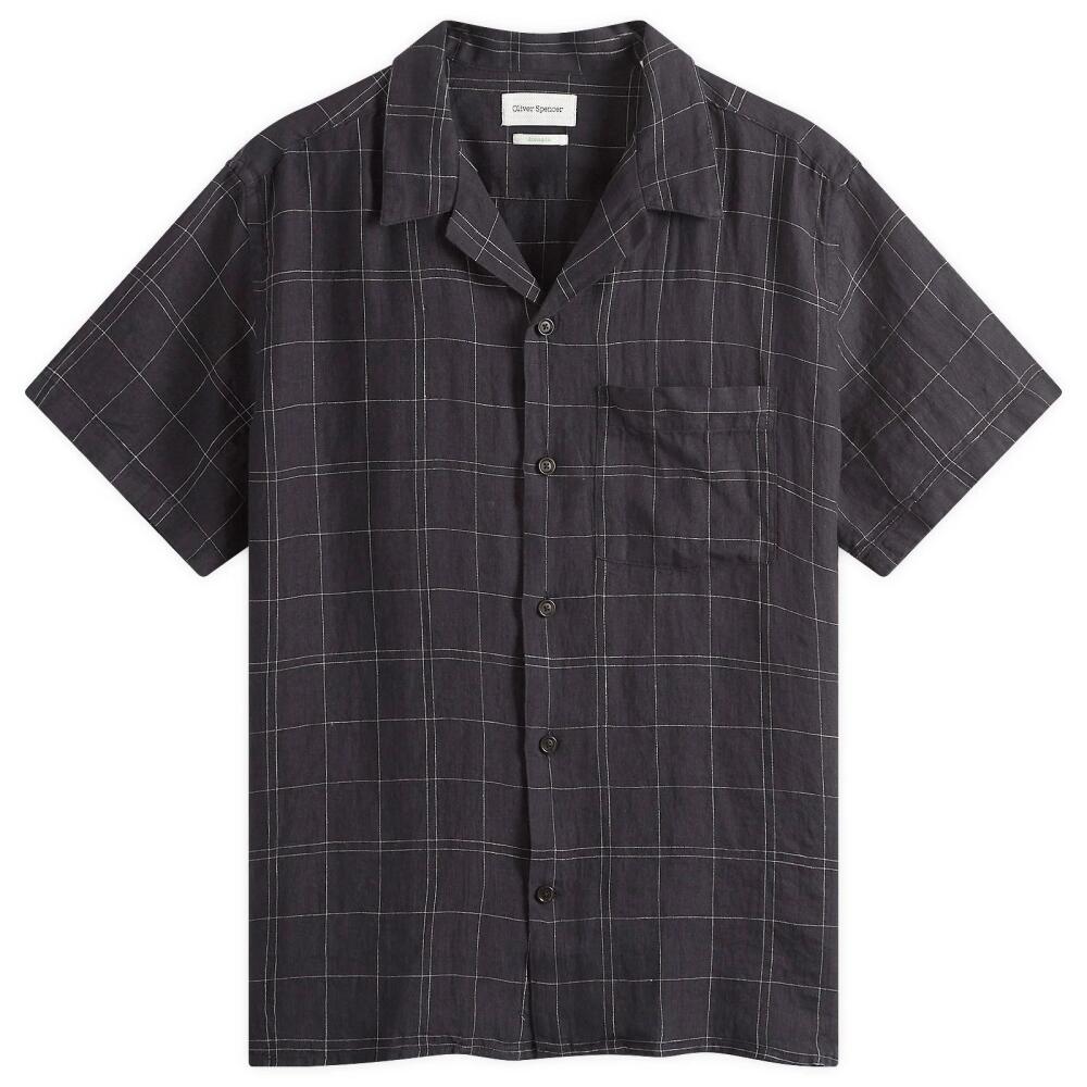 Oliver Spencer Men's Havana Vacation Shirt in Black Cover