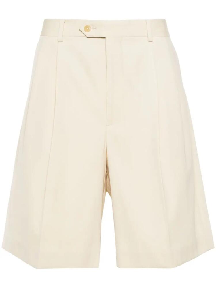 Auralee gabardine tailored shorts - Neutrals Cover