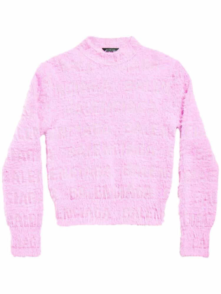 Balenciaga Bal Horizontal sweater - Pink Cover