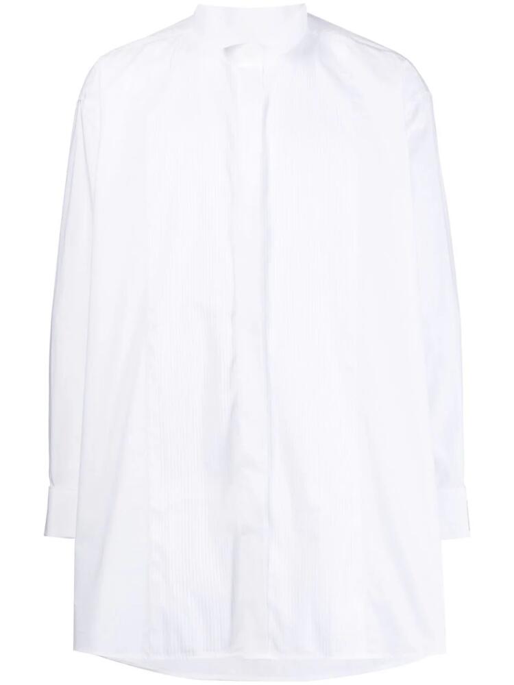 Raf Simons logo-patch button-up shirt - White Cover