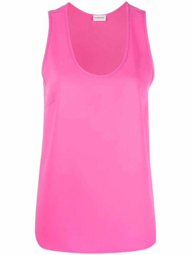 P.A.R.O.S.H. scoop neck vest - Pink Cover