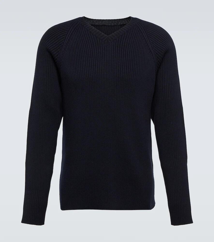 The Row Tomas ribbed-knit cotton sweater Cover