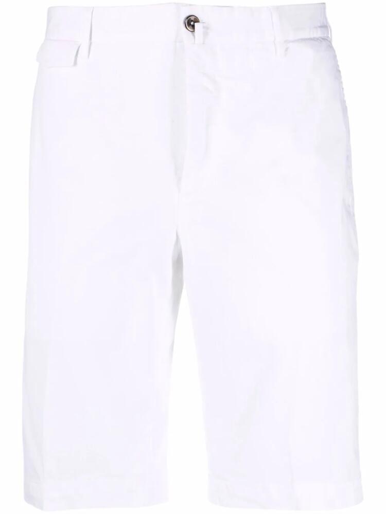 PT Torino mid-rise straight shorts - White Cover