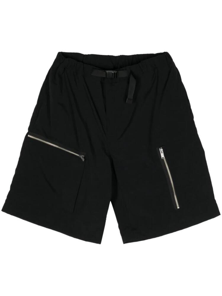 Undercover belted track shorts - Black Cover