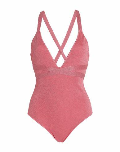 Circus Hotel Woman One-piece swimsuit Pink Viscose, Polyester Cover