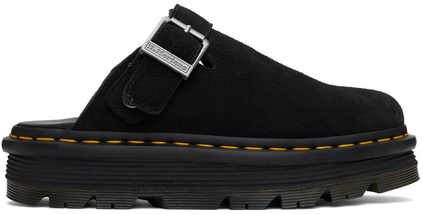 Dr. Martens Black ZebZag Mules Cover