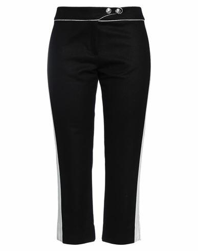 Rabanne Woman Pants Black Wool, Polyamide, Cotton, Viscose Cover