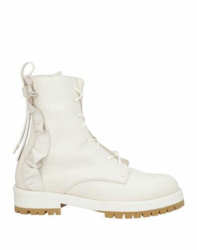 Red(v) Woman Ankle boots Off white Leather Cover