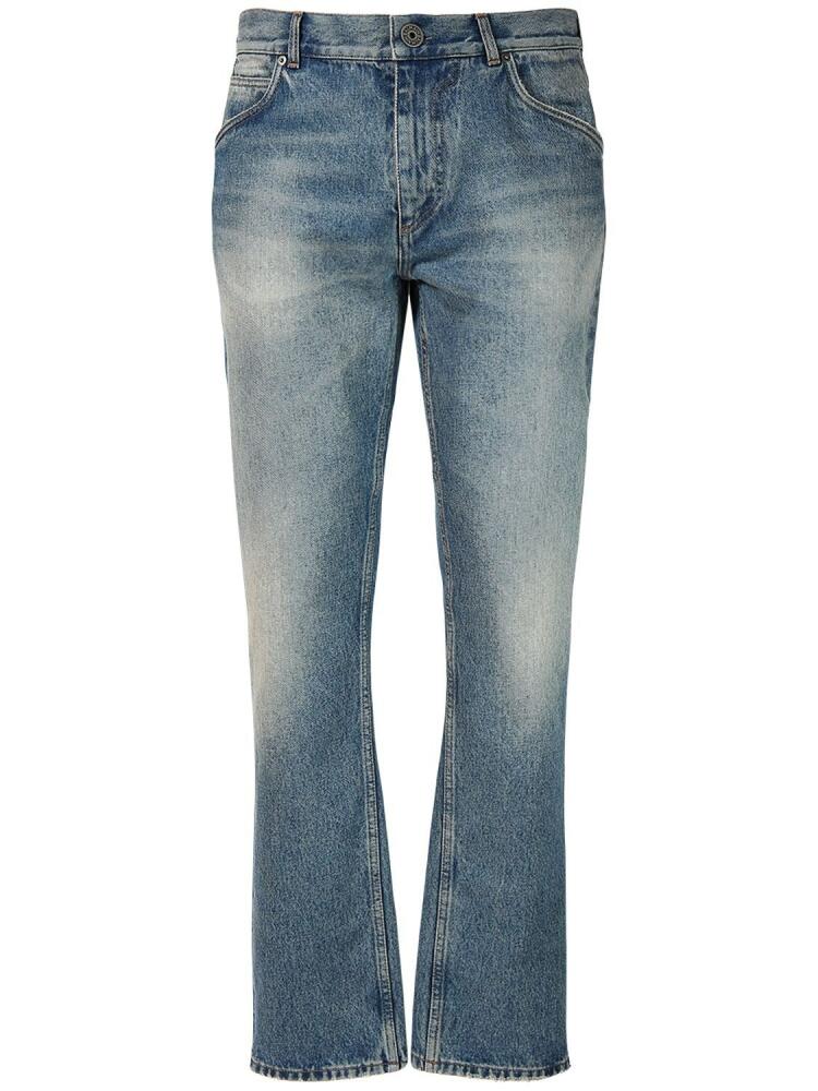 BALMAIN Regular Denim Cotton Jeans Cover