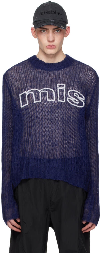 MISBHV Navy Unbrushed Sweater Cover