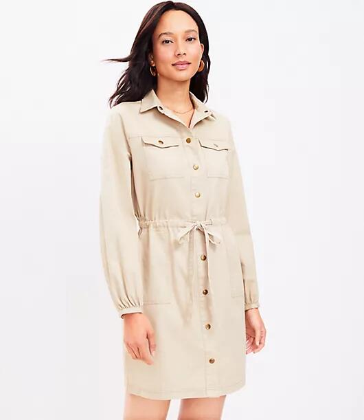 Loft Button Pocket Shirtdress Cover