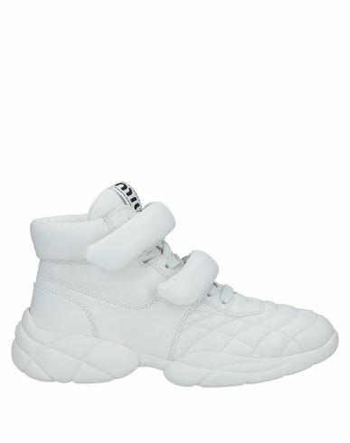 Miu Miu Woman Sneakers White Soft Leather Cover