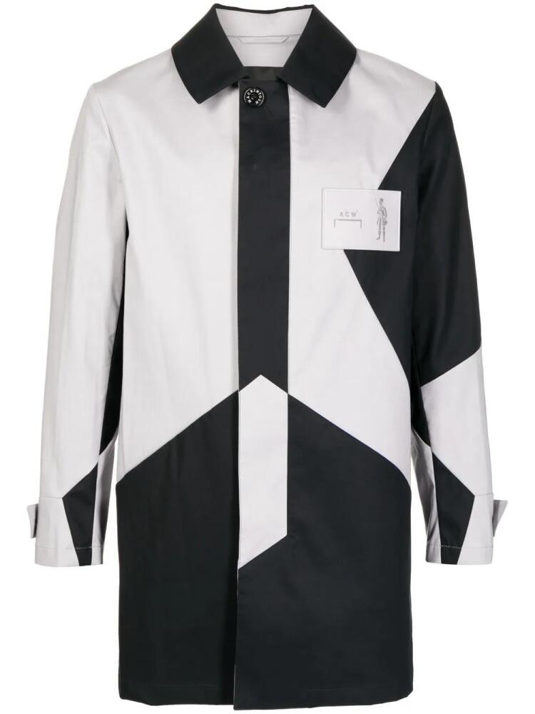 A-COLD-WALL* geometric panelled jacket - Grey Cover