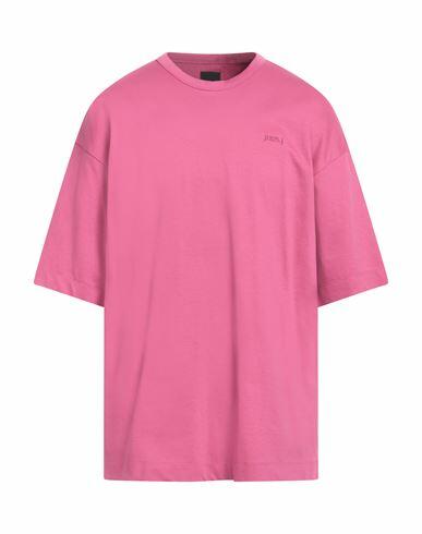 Juun. j Man T-shirt Fuchsia Cotton Cover