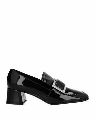 Sergio Rossi Woman Loafers Black Leather Cover