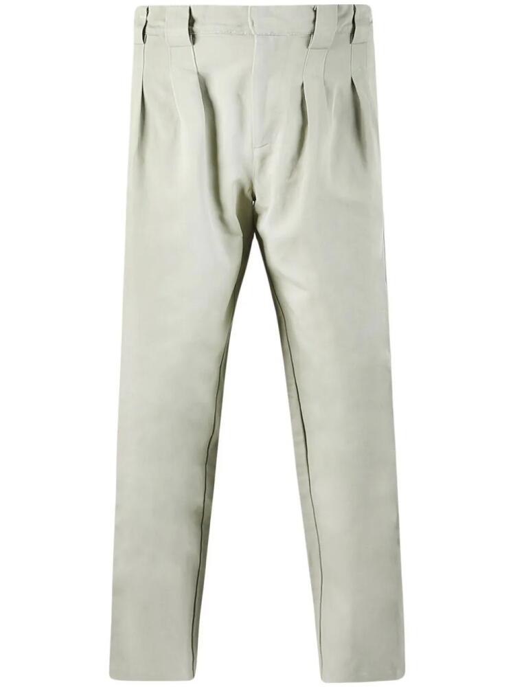 RTA Manollo pleated tapered trousers - Green Cover