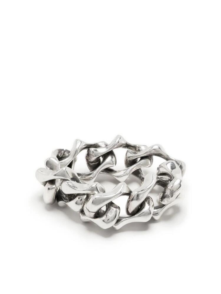 Emanuele Bicocchi soft sharp link chain ring - Silver Cover