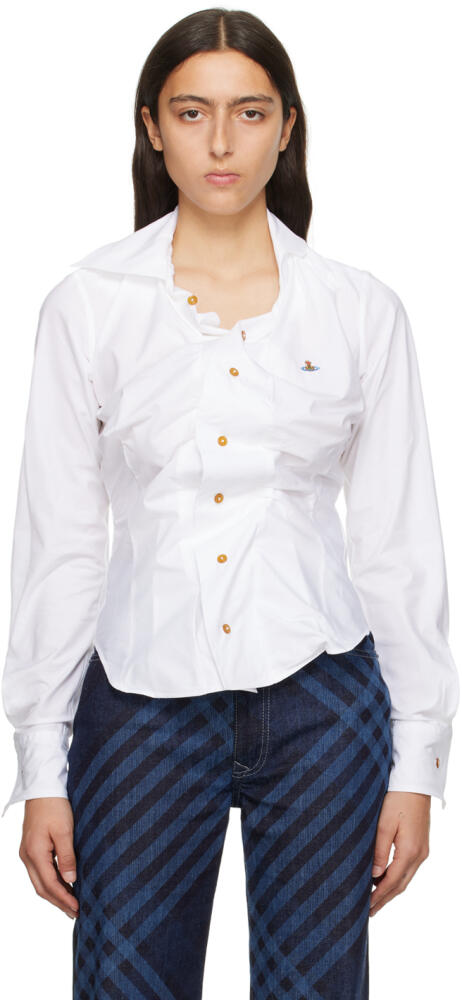 Vivienne Westwood White Drunken Shirt Cover