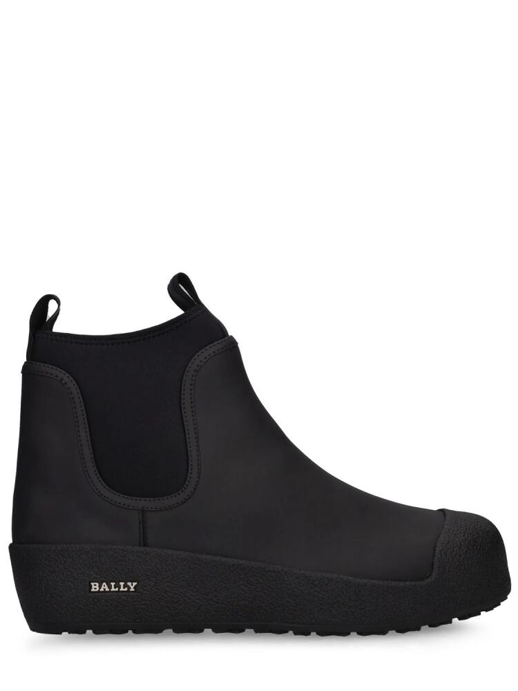 BALLY 30mm Gadey Rubberized Leather Boots Cover