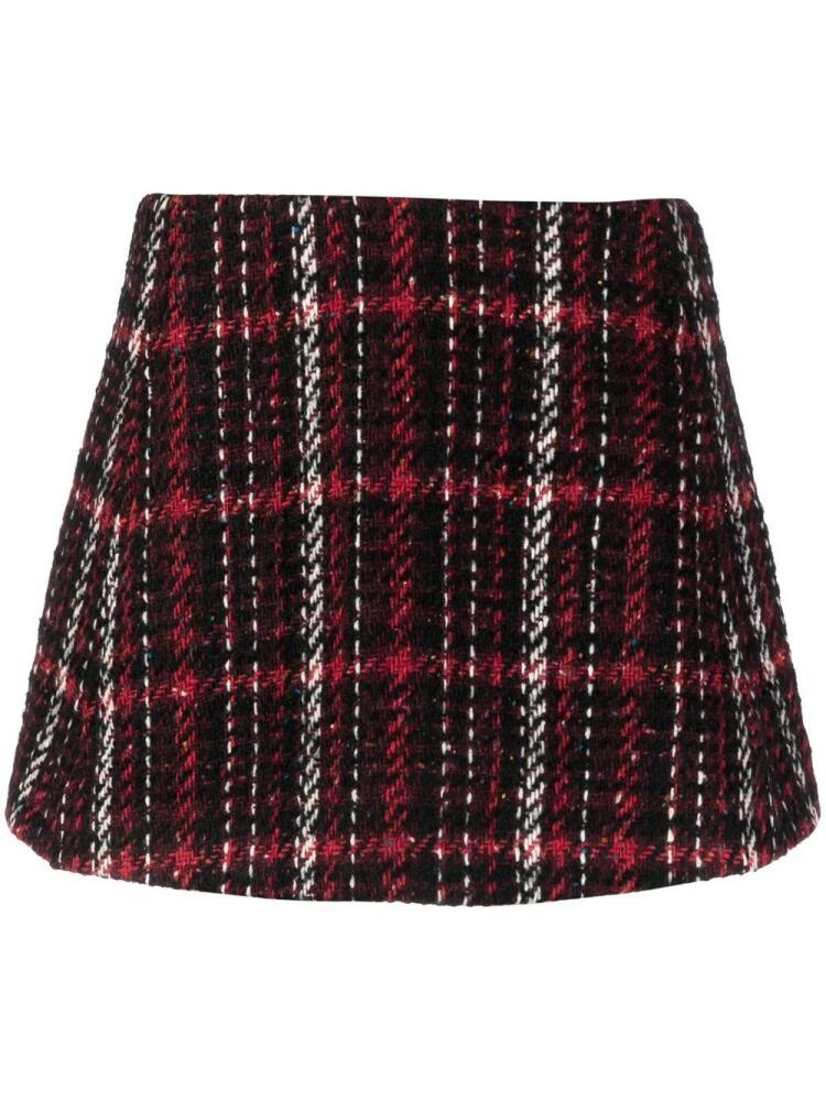 Marni A-line tweed miniskirt - Red Cover