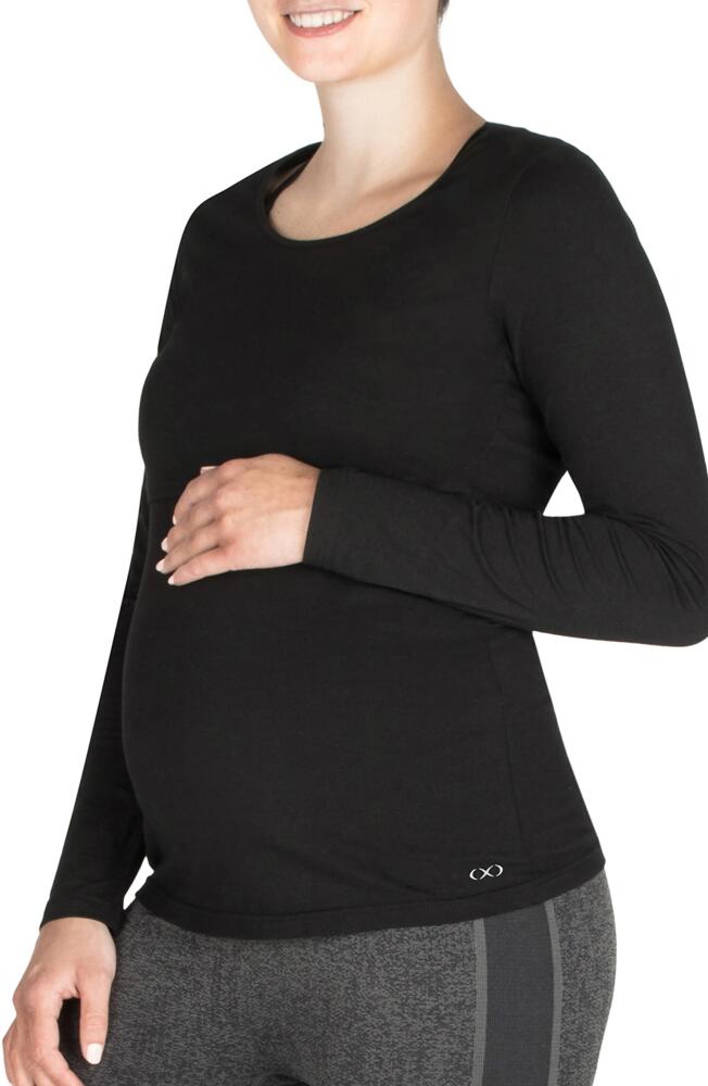 Modern Eternity Maternity/Nursing Tee in Black Cover