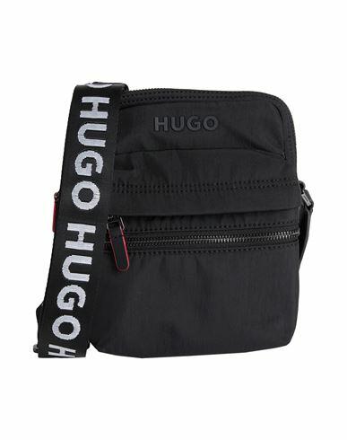 Hugo Man Cross-body bag Black Polyamide Cover