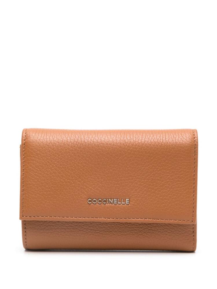 Coccinelle Metallic Soft wallet - Brown Cover