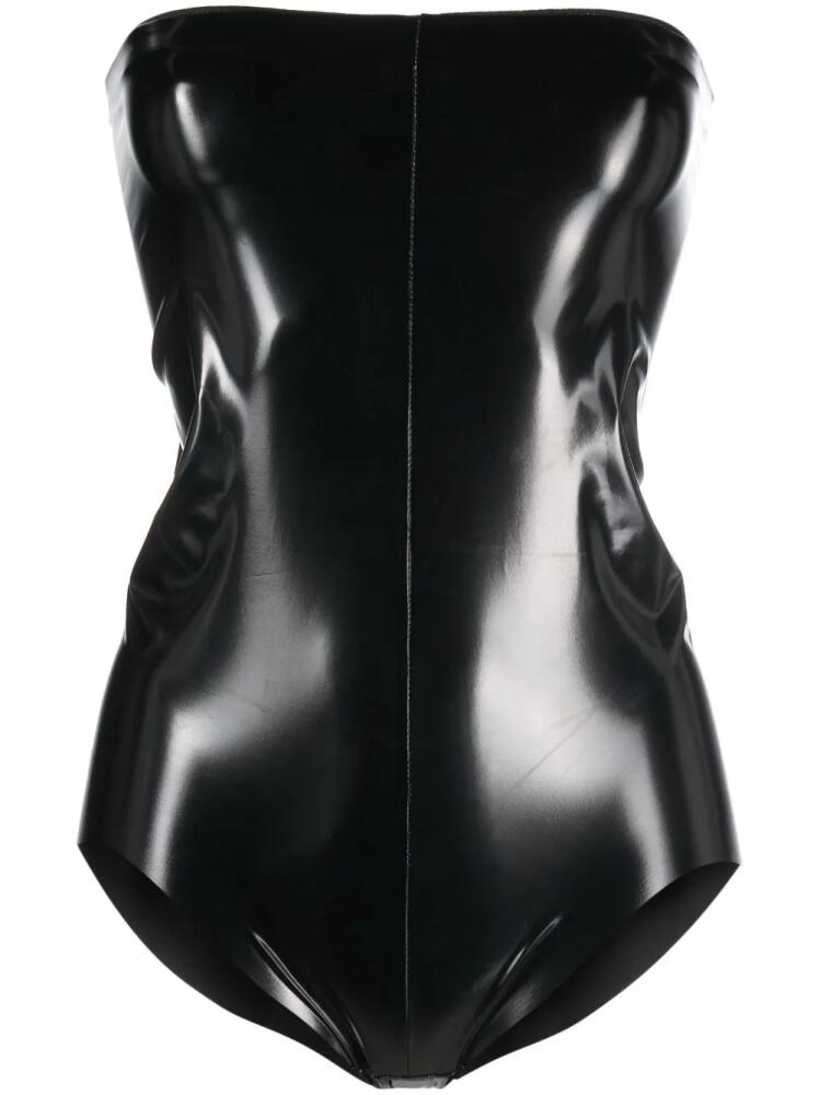 Alchemy faux-leather bodysuit - Black Cover