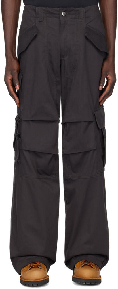 Rhude Black Ceremonia Cargo Pants Cover