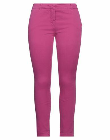 Kontatto Woman Pants Mauve Cotton, Elastane Cover