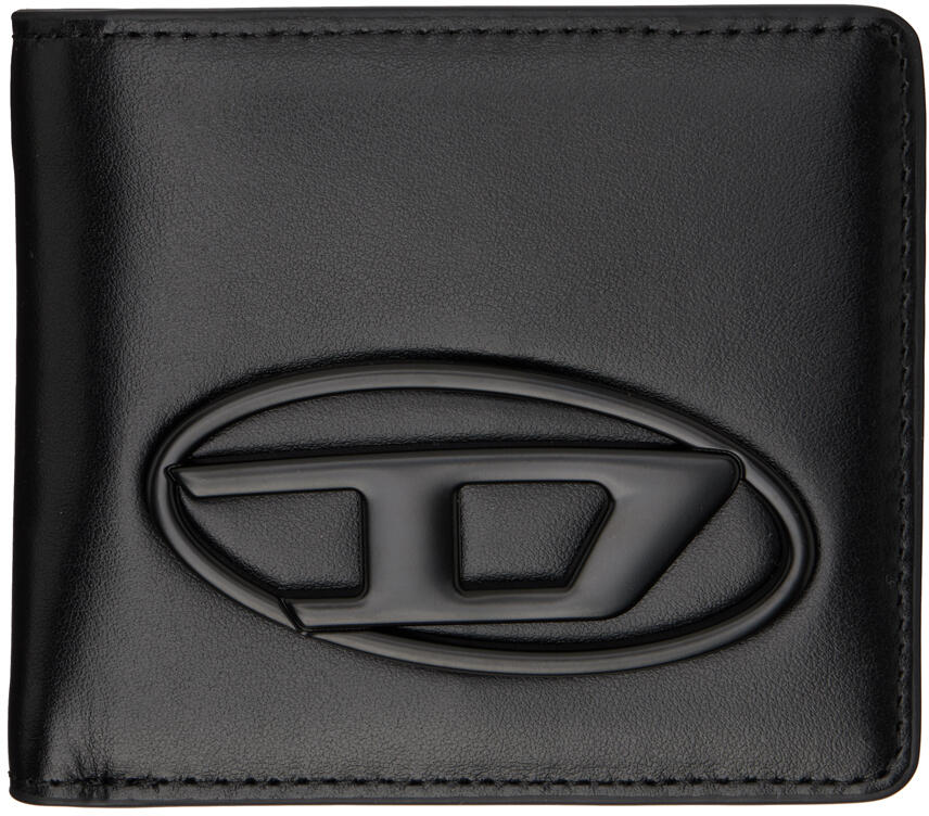 Diesel Black Holi-D Bi Fold Coin S 3d Wallet Cover