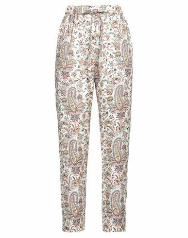 Etro Woman Pants Ivory Viscose Cover