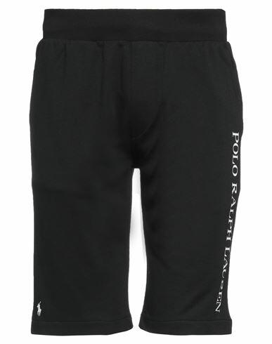 Polo Ralph Lauren Man Shorts & Bermuda Shorts Black Cotton, Polyester Cover