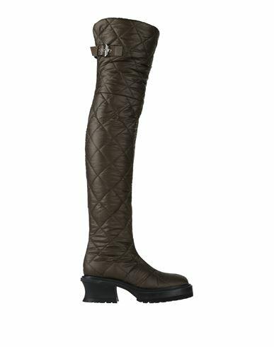 Agl Woman Boot Dark green Textile fibers Cover