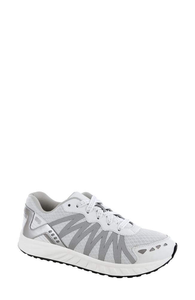 SAS Tempo Sneaker in White/Silver Cover