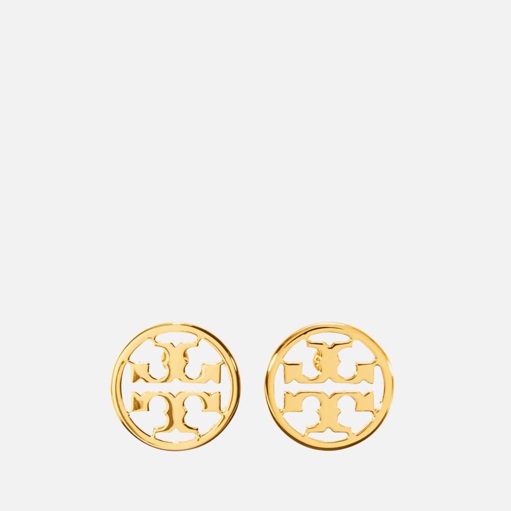 Tory Burch Miller 18k Gold-Plated Stud Earrings Cover