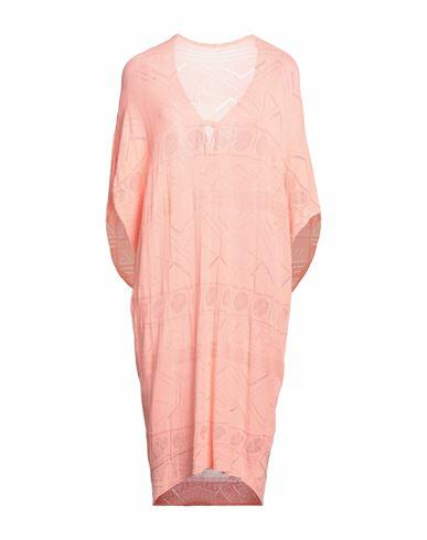 Akep Woman Sweater Salmon pink Viscose, Polyester Cover