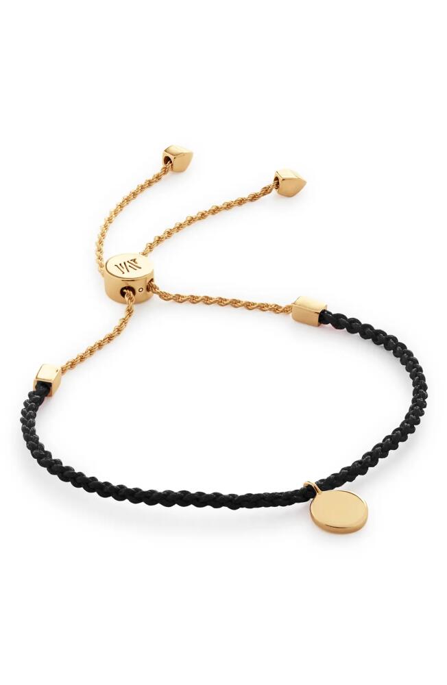 Monica Vinader Linear Disc Friendship Bracelet in 18K Gold Vermeil Cover