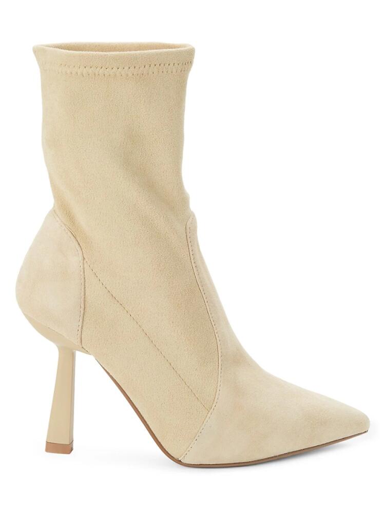 Saks Fifth Avenue Women's Maia Point Toe Suede Ankle Boots - Tan Cover