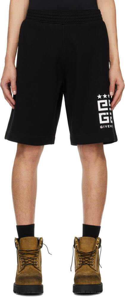 Givenchy Black Drawstring Shorts Cover