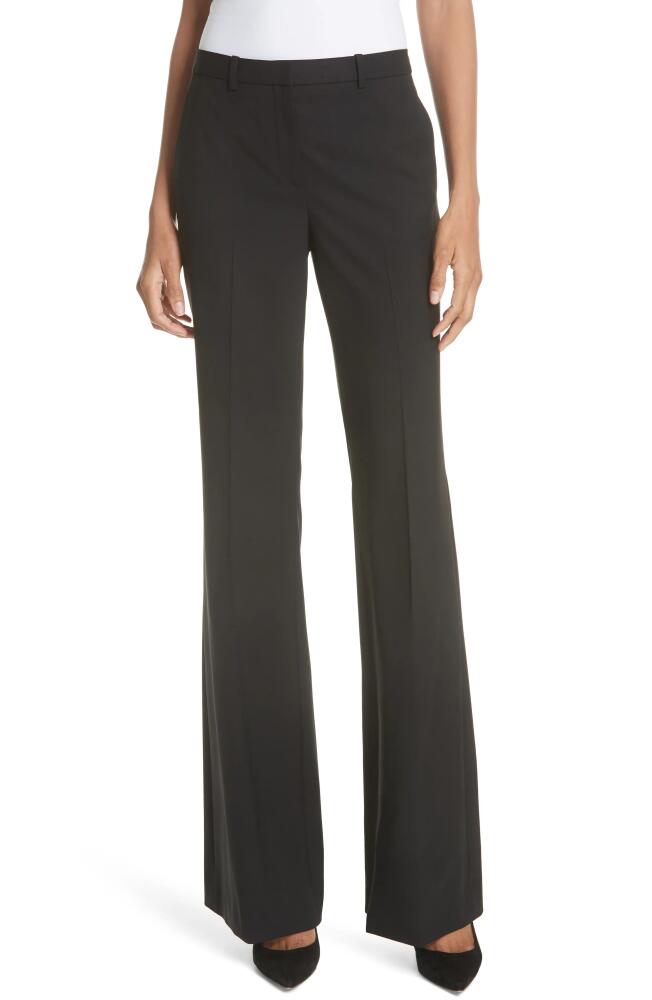 Theory Demitria 2 Stretch Good Wool Suit Pants in Black - 001 Cover