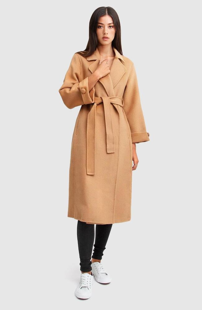 Belle & Bloom Stay Wild Oversized Wool Coat in Camel Cover