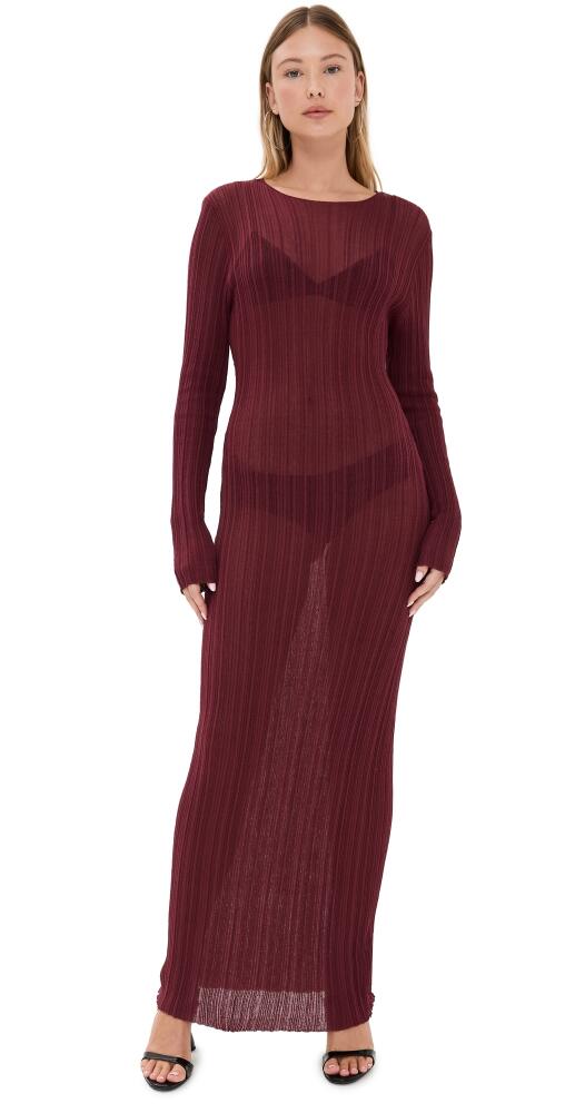 Lioness Prophecy Maxi Dress Burgundy Cover