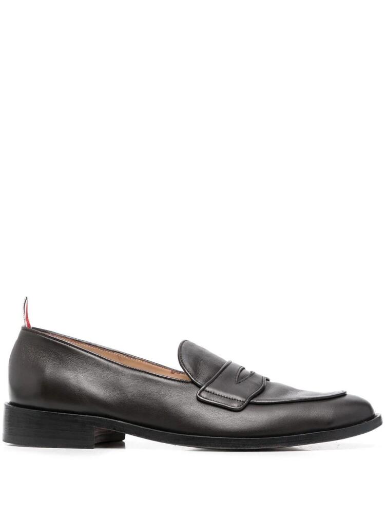 Thom Browne grosgrain-loop trim loafers Cover