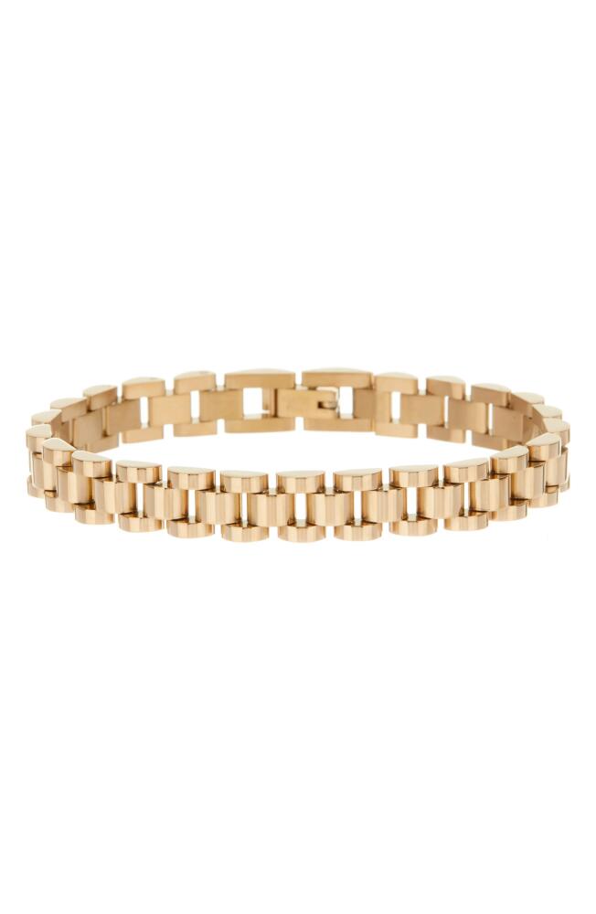 Luv AJ Timepiece Chain Bracelet in Gold Cover