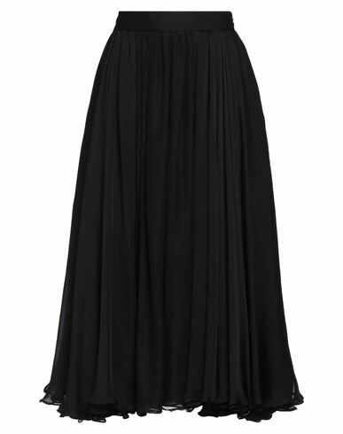 Rochas Woman Midi skirt Black Silk Cover